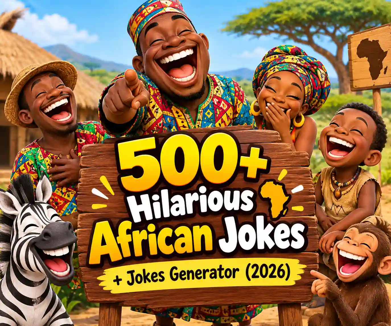 Hilarious African Jokes with Jokes Generator