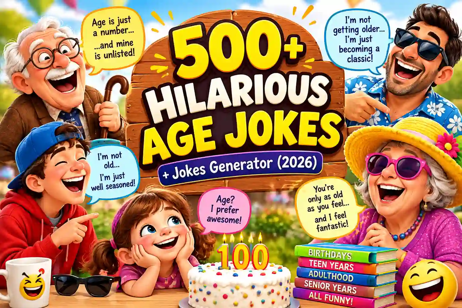 Hilarious Age Jokes with Jokes Generator