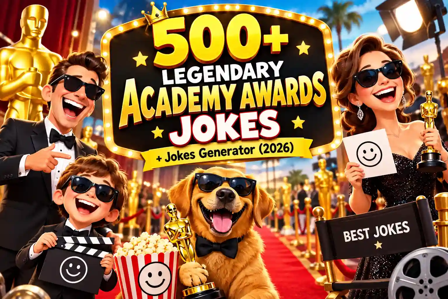 Legendary Academy Awards Jokes with Jokes Generator