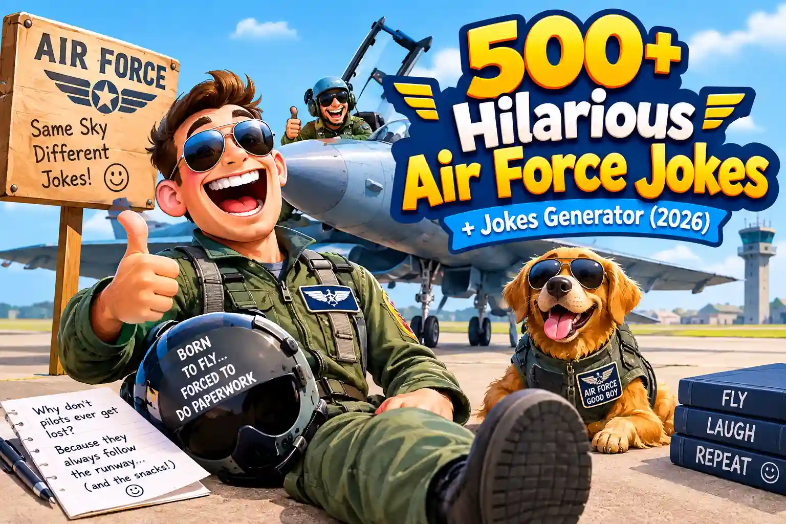 Hilarious Air Force Jokes with Jokes Generator