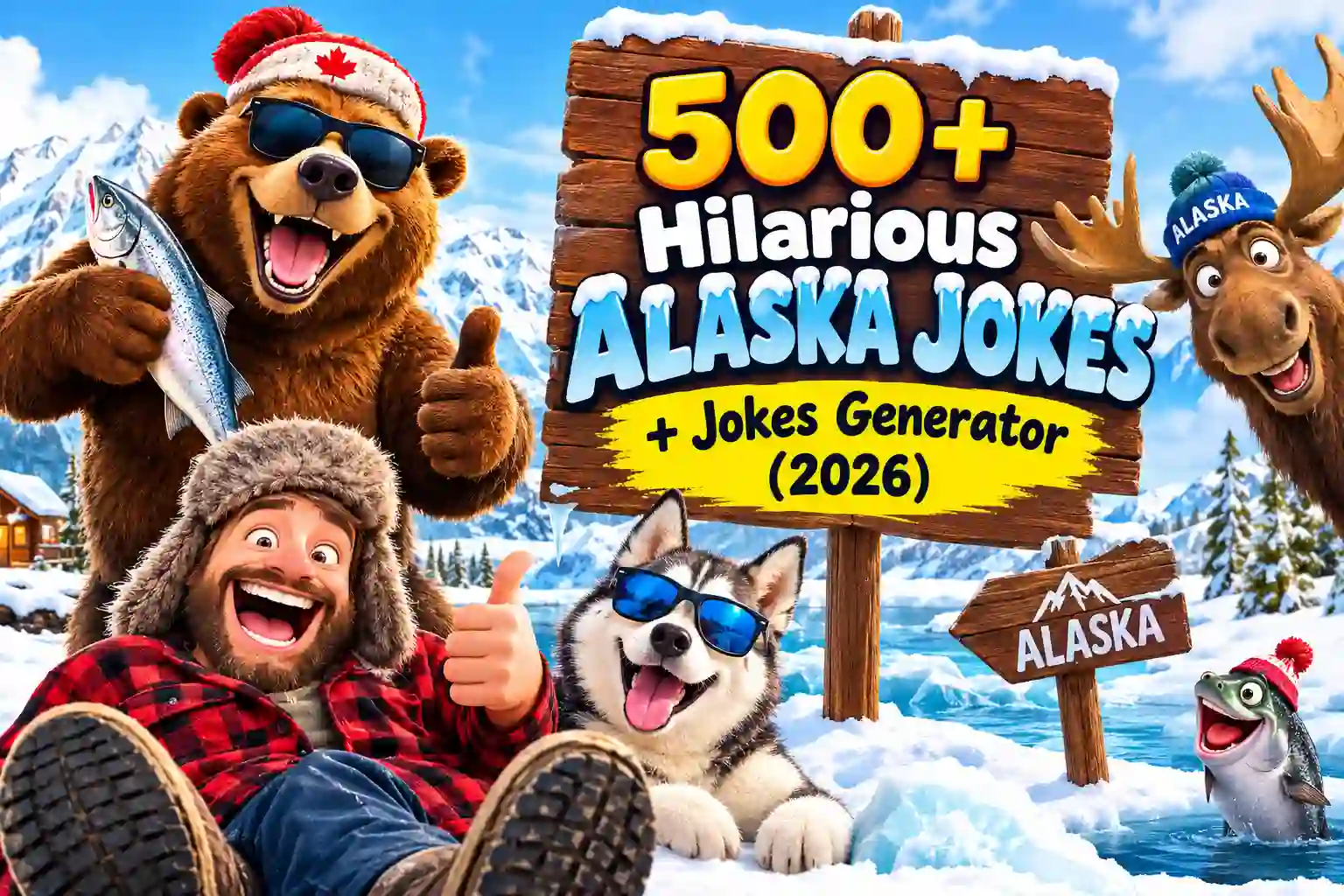 Hilarious Alaska Jokes with Jokes Generator